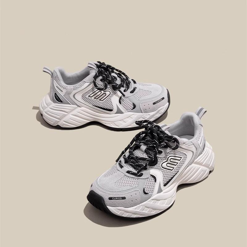 Thick-soled small man height increase versatile dad shoes new spring and autumn models soft-soled not tired feet sports women's shoes