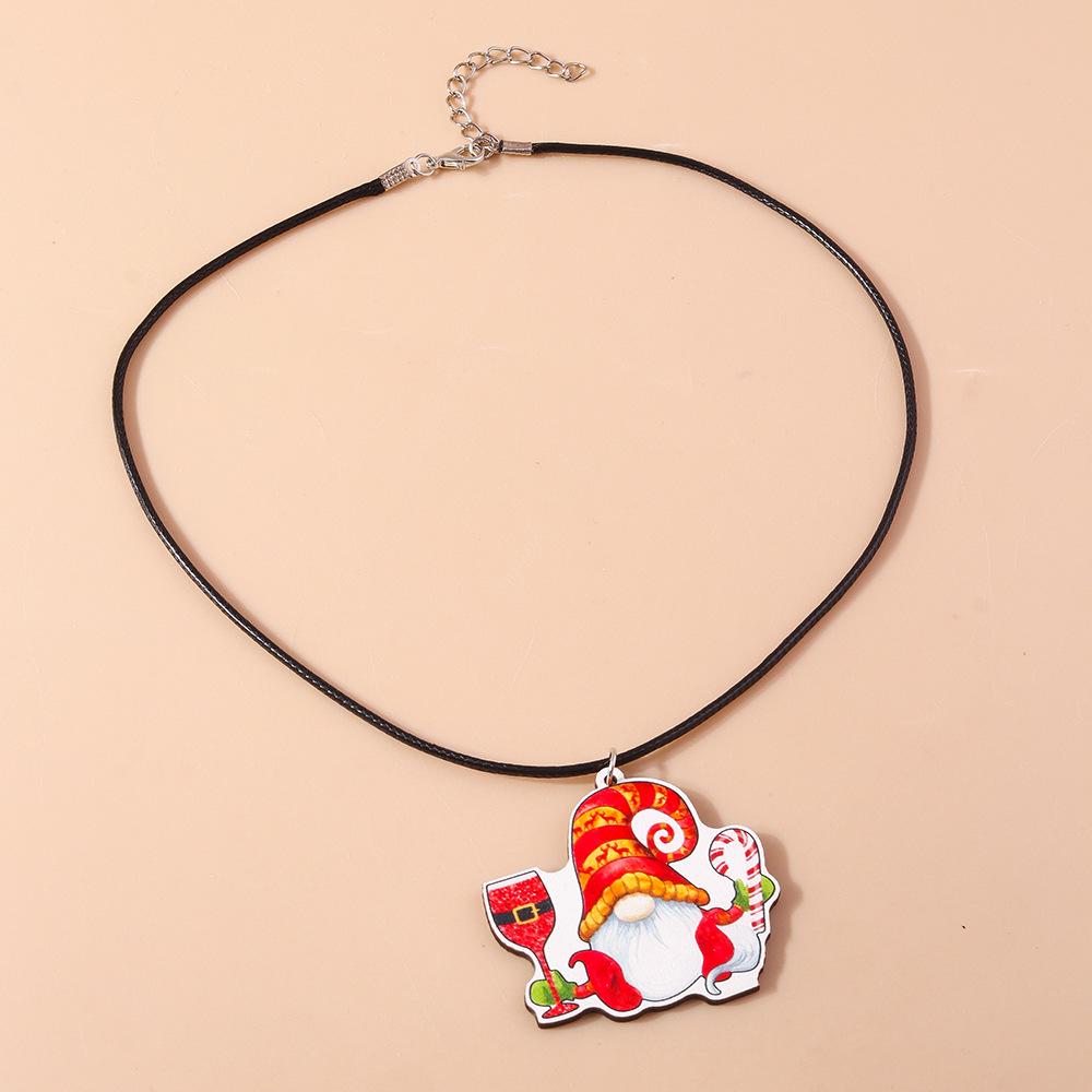Weihnachtsmann Halskette: Kreative Weihnachts-Schlüsselbeinkette