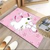 Pink Kitty Birthday Party  Carpet, Kitchen Rugs, Yoga Mat, Non-Slip Mats, Rug for Bathroom, Living Room bedroom, Camping Rugs Christmas Gift