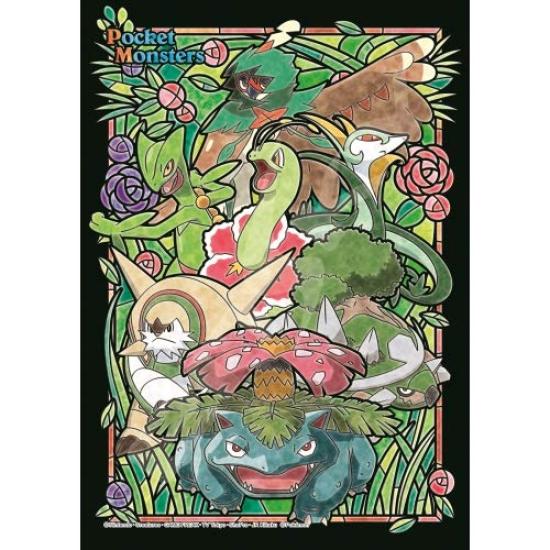 Ensky X Art Crystal Jigsaw Puzzle 208 Pieces ART CRYSTAL JIGSAW Pokémon TYPEGRASS 18.2 25.7cm 208-AC54