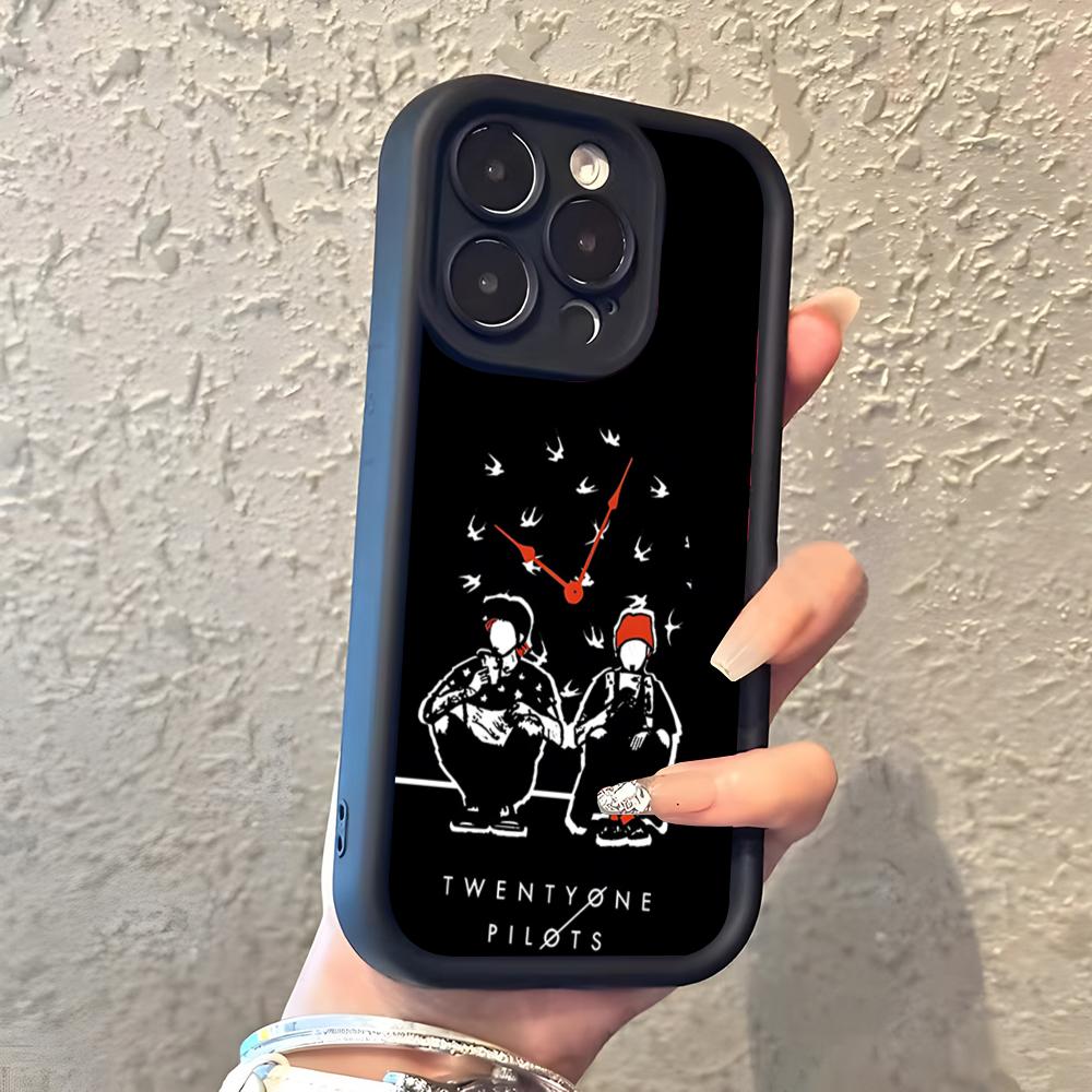 Twenty One Pilots Phone Case For IPhone 17 Pro Max 16 15 14 Pro Max IPhone 13 Pro Max 11 Plus Silicone Cover