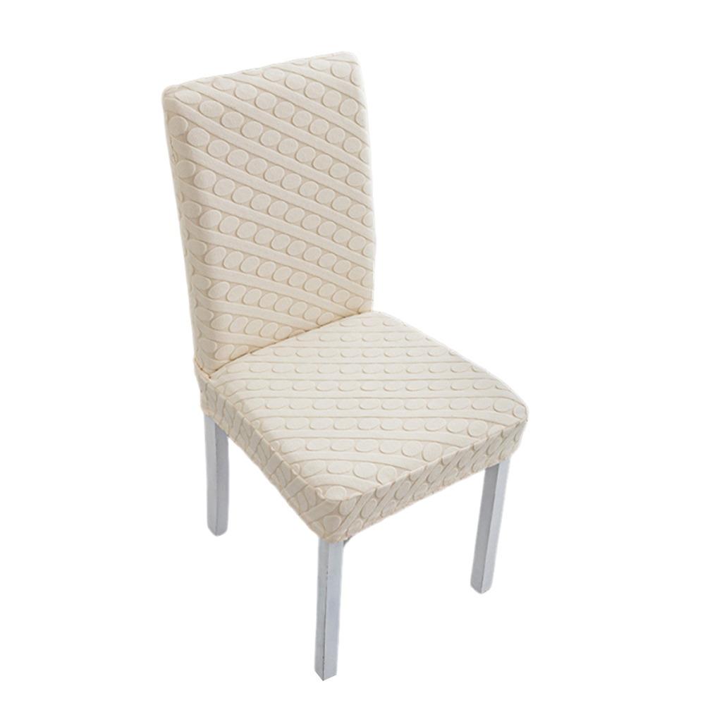 1Pcs Thickened Universal Chair Cover Soft Elastic Removable Stool Slipcover Jacquard Washable Backrest Protector