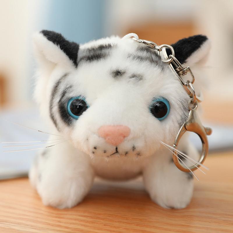 

Cute little tiger doll plush toy zodiac tiger doll schoolbag backpack pendant keychain pendant rag doll 10cm（0.036kg）