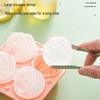 Vassoio per cubetti di ghiaccio rosa: Stampo in Silicone a 4 Cavità per Cocktail, Whiskey, Bevande e Succhi.