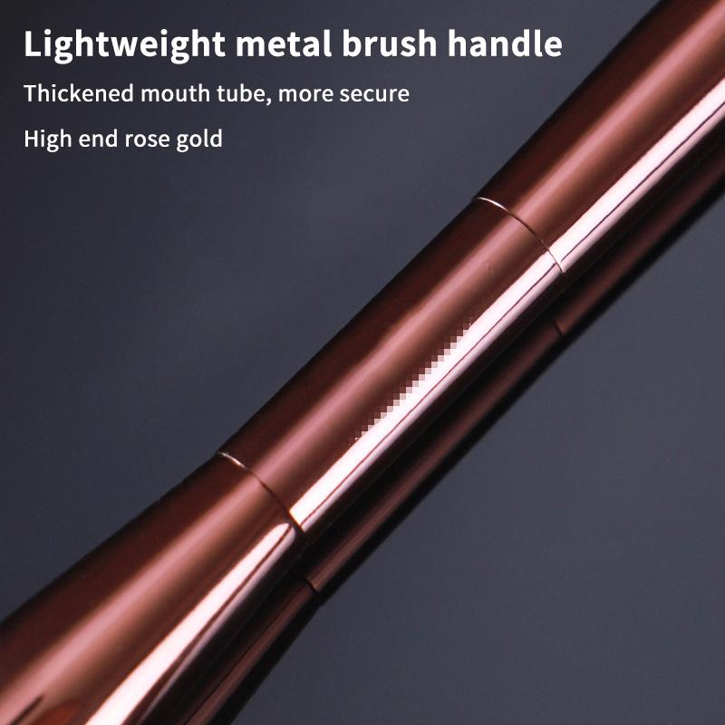 1Pcs Double Round Head Powder Brush Makeup Brush Soft And Skin-Friendly Fiber Hair  Design Face Brush