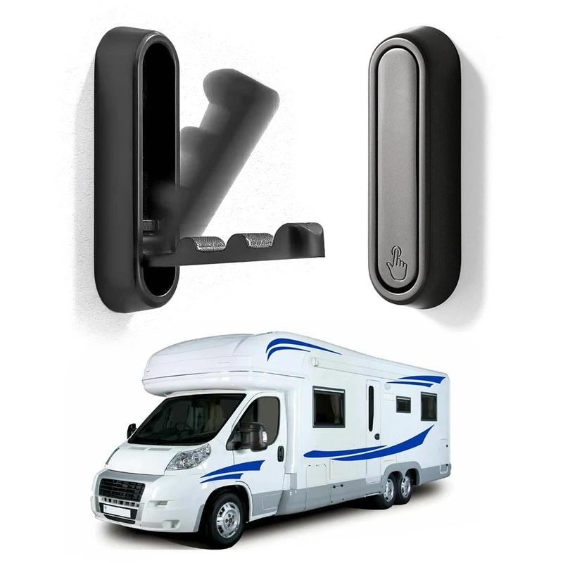For RV Bathroom Home Camper Caravan RVInterior Accessories  Aluminium Alloy Foldable Clothes Hook Storage Camper Van Accessories