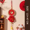 Year of Horse Hanging Ornament with Tassel Chinese New Year 2026 Door Hanging Ornaments Spring Festival Party Pendant