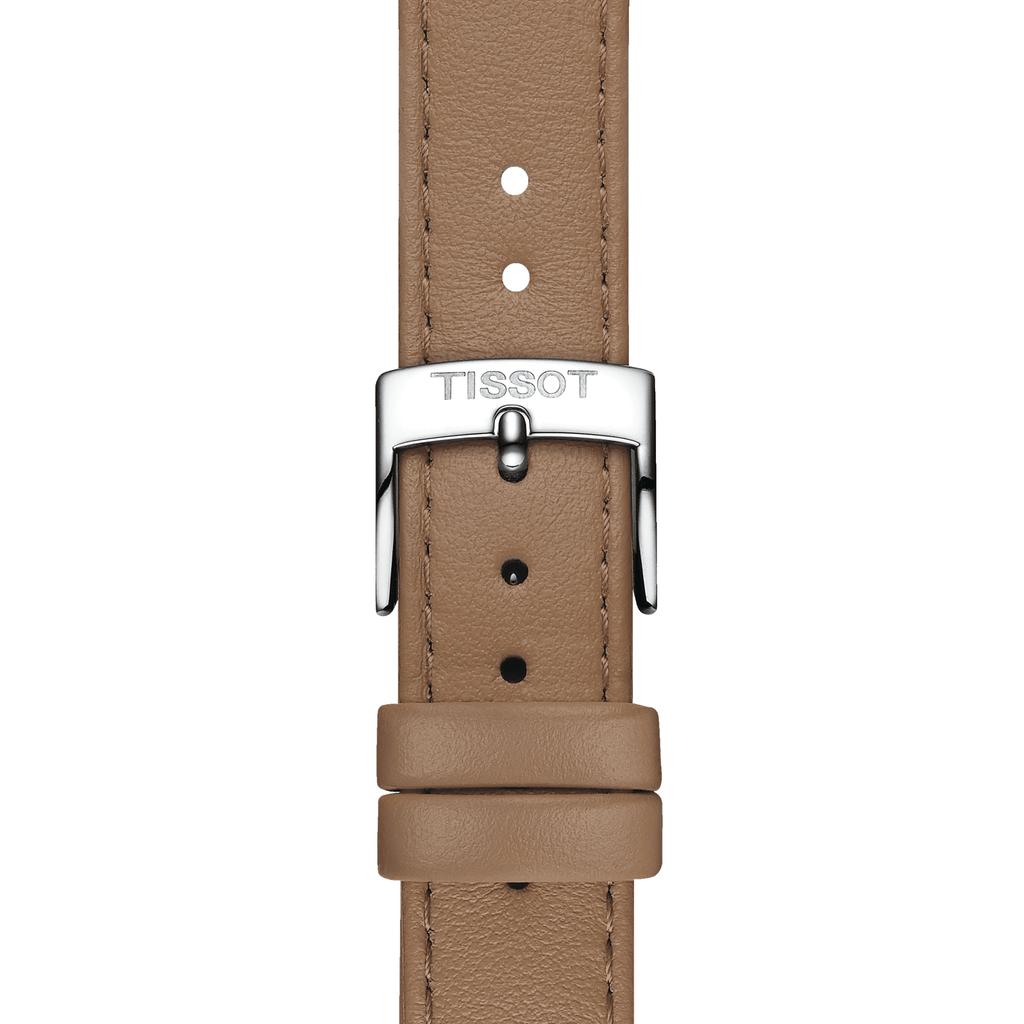 Tissot Leather Strap Silver Dial Men's Fashion Watch T159.909.16.031.00