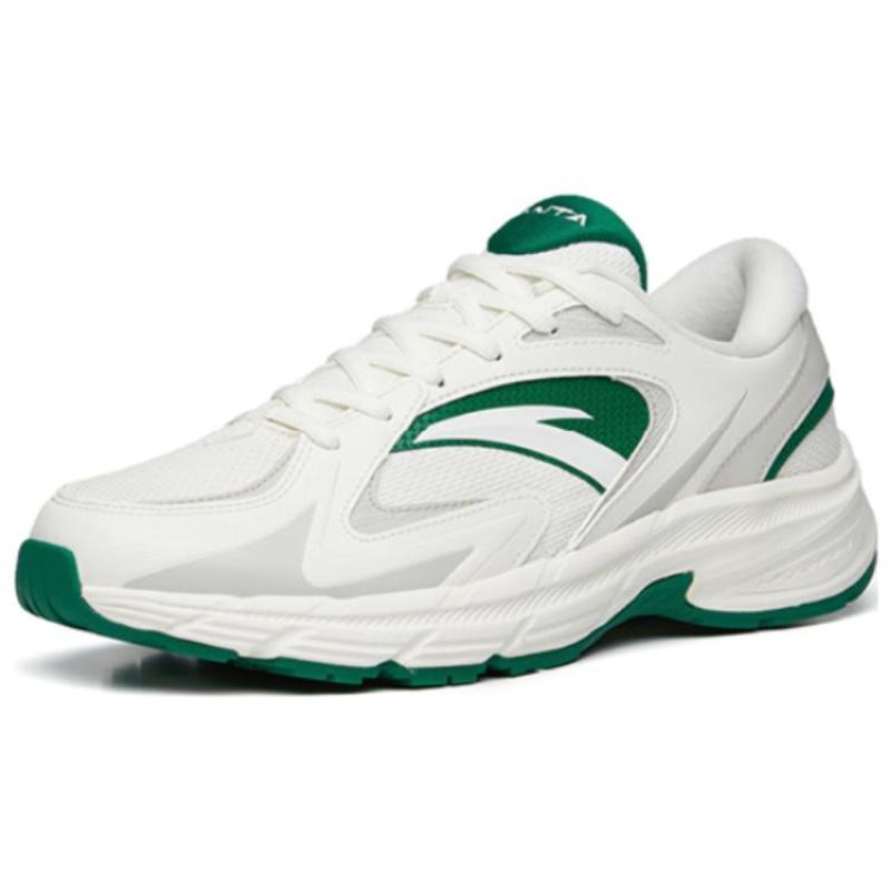 Anta AT952 Breathable Low-Top Sports Casual Shoes Men's White Green Gray Sneakers 912235597-1