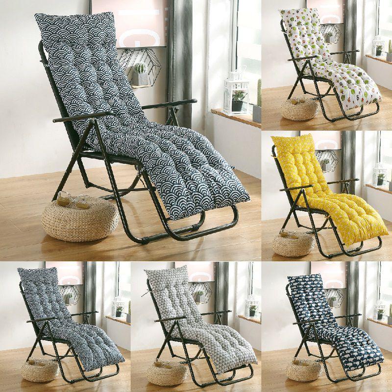 Nordischer Print Hohe Rückenlehne Stuhlkissen für Terrasse und Garten zum Entspannen Dicker und bequemer