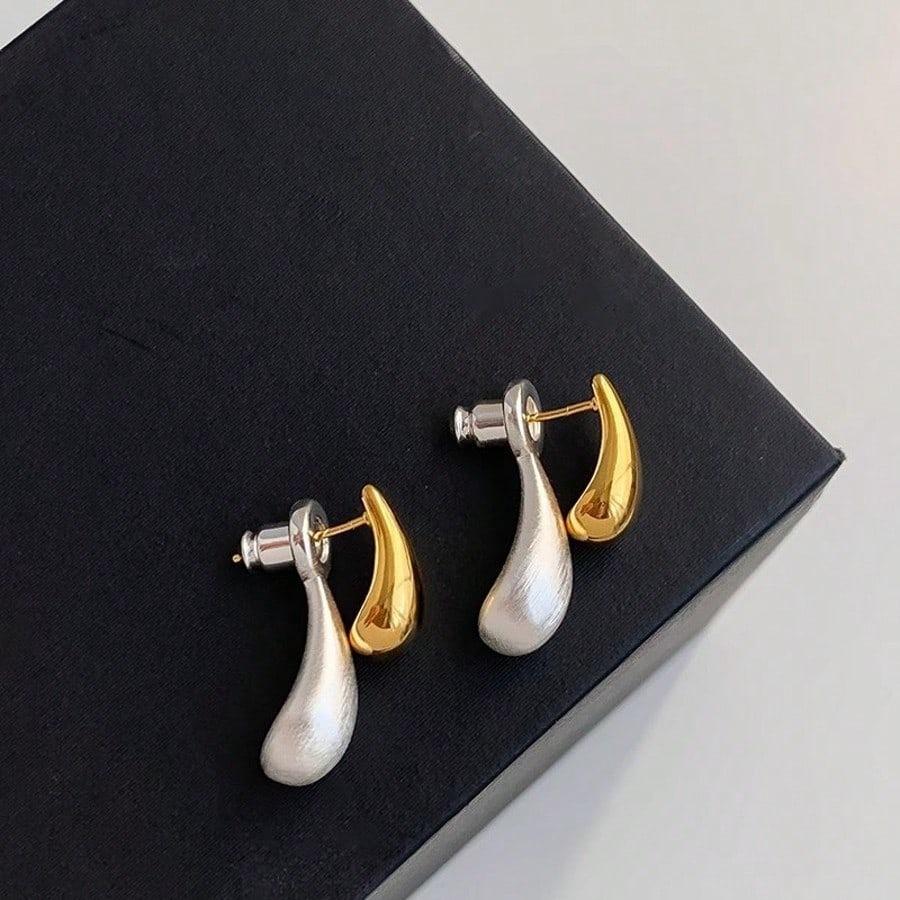 

1 Pair Exquisite Teardrop Earrings with Fashionable Simple Design for Daily Wear Perfect Gift for Women s Personalized Earrings