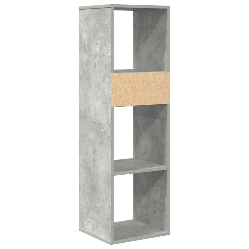 Regał, Betonowy Szary, 34X31X112 Cm, Materiał Drewnopochodny