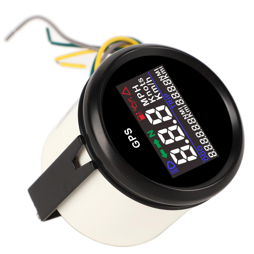 52mm Digital GPS Speedometer Speed Odometer Gauge with Overspeed Alarm for Boats Yachts Ships