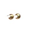 French Retro Exaggerated Personality Matte Metal Stud Earrings Female Korean Niche Versatile Temperament Fashion Earrings Earrings