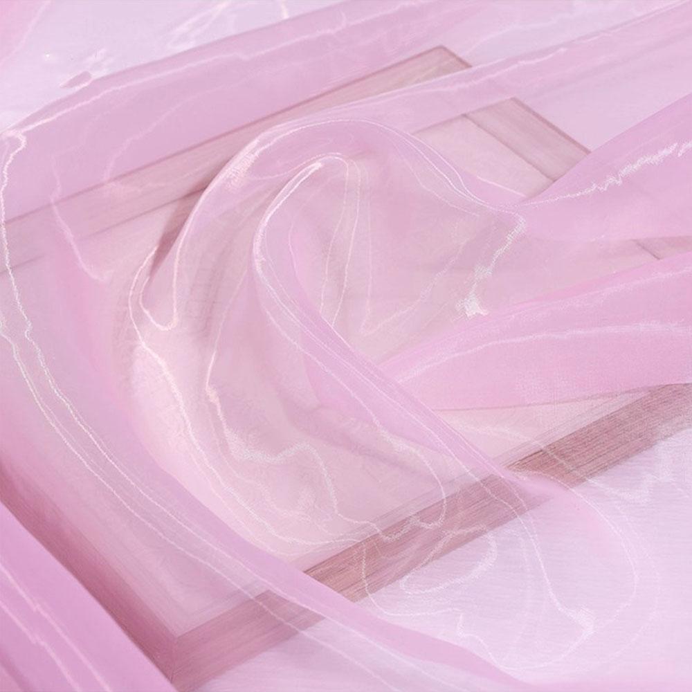 100X150cm Colorful Two-color Gradient Organza Mesh Fabric For Women Sewing Wedding Dress Home Textiles Patchwork Cloth Materials