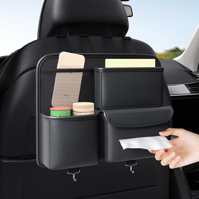 Car Backseat Organizer Travel Accessories PVC Premium Multi Pocket Modification Storage Bag for