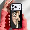 Süßes Faultier Tiere Handyhülle für iPhone 17 16 15 14 13 Pro Max Rückabdeckung für 12 11 Pro Hülle