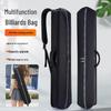 Waterproof Casual Sport Billiard Cue Bag, 1/2 Cue, 7-Hole Storage