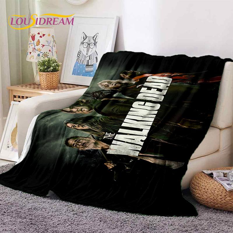 The Walking Dead Lincoln TWD Coperte Morbide, Coperta Plaid Calda Coperta Confortevole per Picnic Letti Divano Camera da Letto Casa Regalo