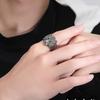 Tiger King Ring Men's Trendy Retro Ethnic Style Domineering Open Ring Hip-hop Trendy