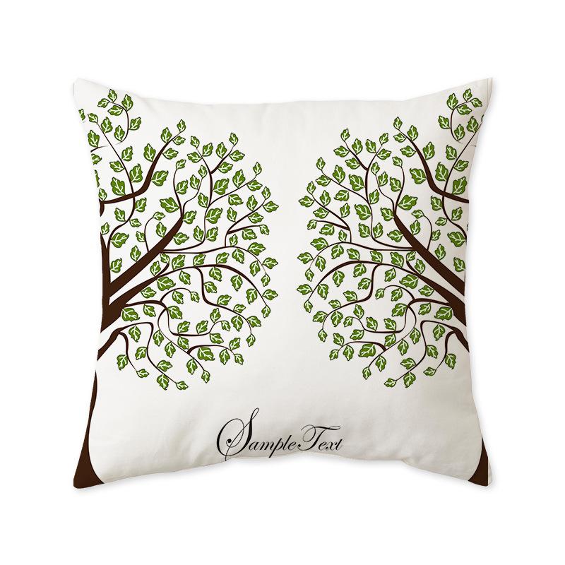 

Plants, Flowers and Trees Colorful Pillowcases Natural Abstract Sofa Home Nap Decorative Pillowcases linen-45x45cm double-sided [without pillow core]