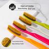 Senior Soft Bristle Wide-Head Toothbrush, Deep 360° Clean for Interdental Spaces, Men's & Women's Family Pack.