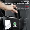 2025 New Car Hanging Trash Storage Box ABS Square Trash Can For Skoda Octavia Fabia Kamiq Kapoq Kodiaq Rapid SCALA Superb A5 A7 