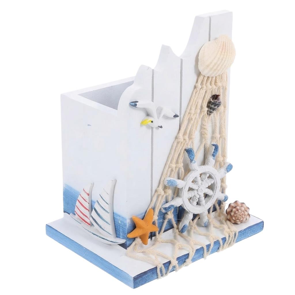 Vintage Penhouder Organizer, Luxe Bureau Opbergdoos voor Thuis Studie Bureau Decoratie Cadeau