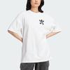 Adidas Originals Casual Simple Loose Round Neck Quick Dry Short Sleeve T-Shirt Women Tops White IW0831