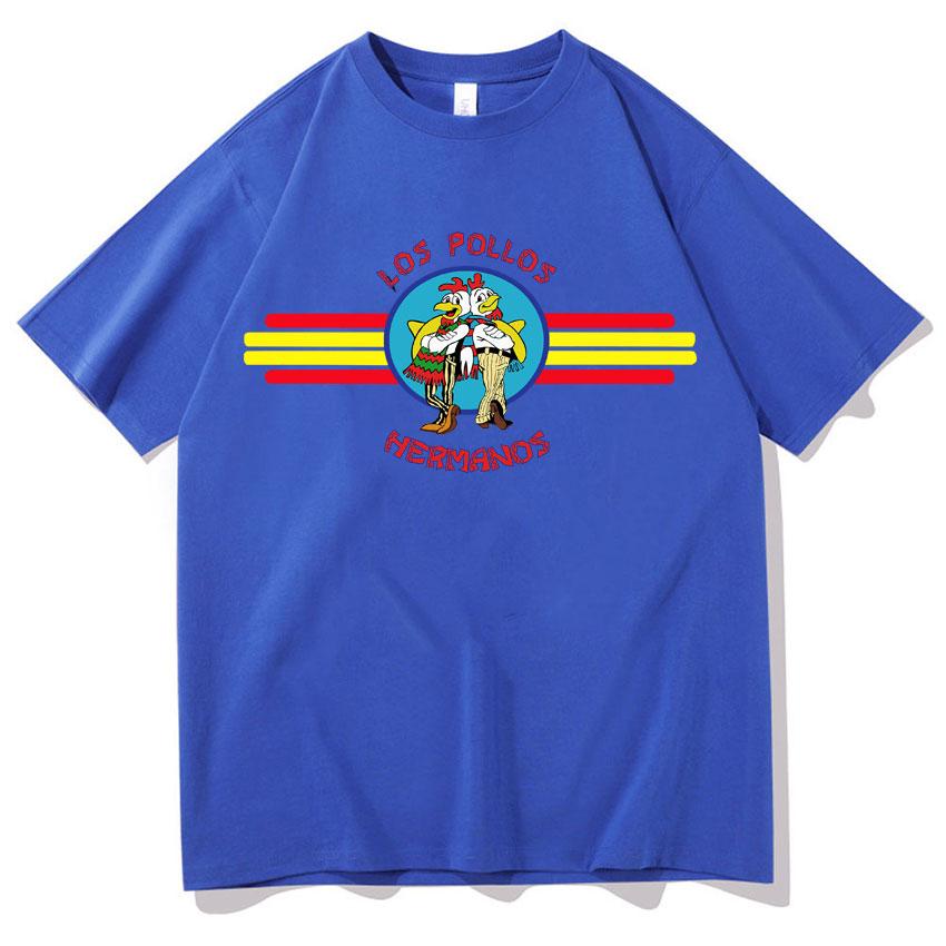 TV Series Tshirts Funny Los Pollos HerUnisexos Chicken Brothers Oversized Tee Shirt Unisex Cozy Tshirt Streetwear Summer Casual Tees