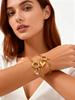 Women's Love Chain Bracelet Stainless Steel Bubble Buckle Bracelets Fashion Heart Accessories  Bracelet Mother's Day Gift