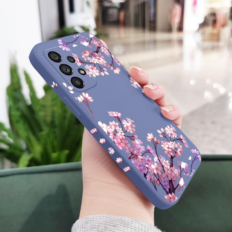 

Falling Flowers Case For Samsung Galaxy A73 A53 A33 A23 A13 A72 A52 A52S A32 A22 A12 A71 A51 A31 A21S 4G 5G Cover Samsung A31