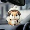 Squirrel Acrylic Vibrant Car Pendant Captivating Interior Decoration For Cars