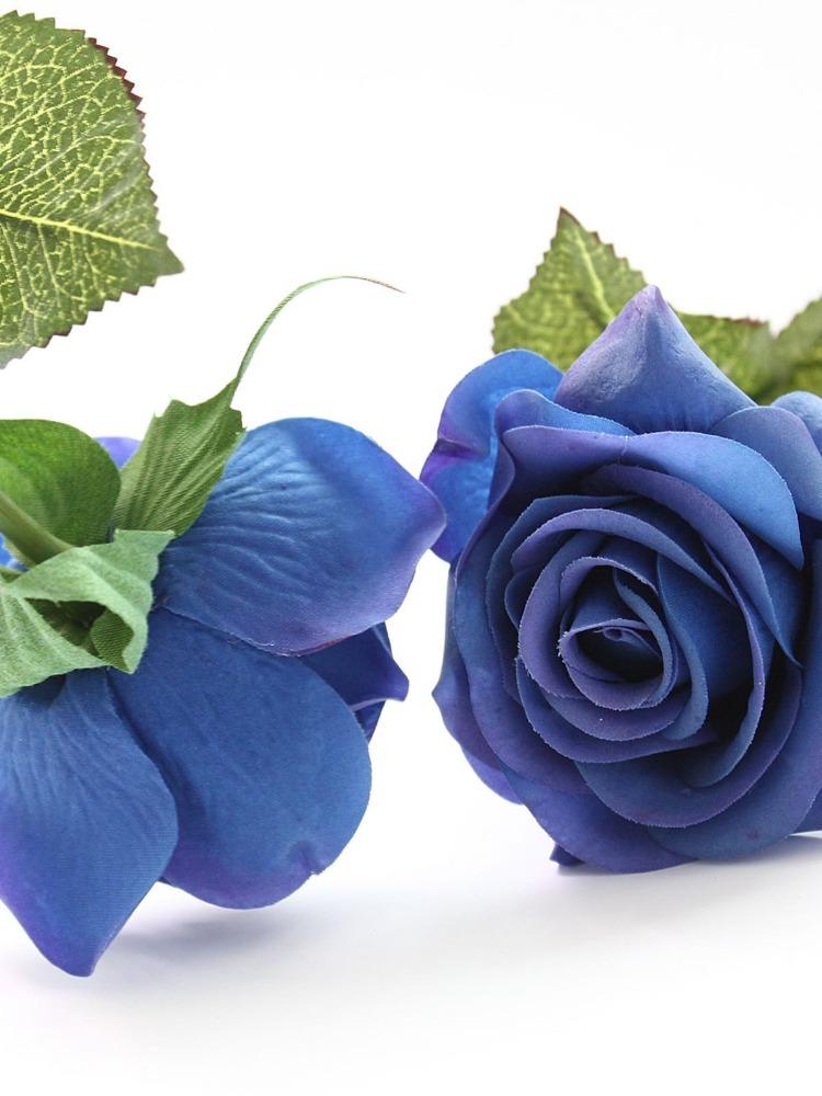 12 Stück Kunstseidenrosen, Kunstblumen, Bulk-Rosen, Blumenarrangement, Blumenstrauß für Zuhause, Hochzeit, Party, Garten, Brautdekoration