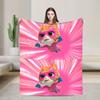 SuperKitties Cartoon Cats Blanket  Soft Graphic Plush Bedding Throws For Children Outdoor Flannel Bedspread Bed Cover