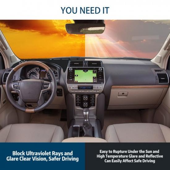 For Toyota Prado US Non-Slip Dashmat Dash Cover Dashboard Mat Car Interior Pad