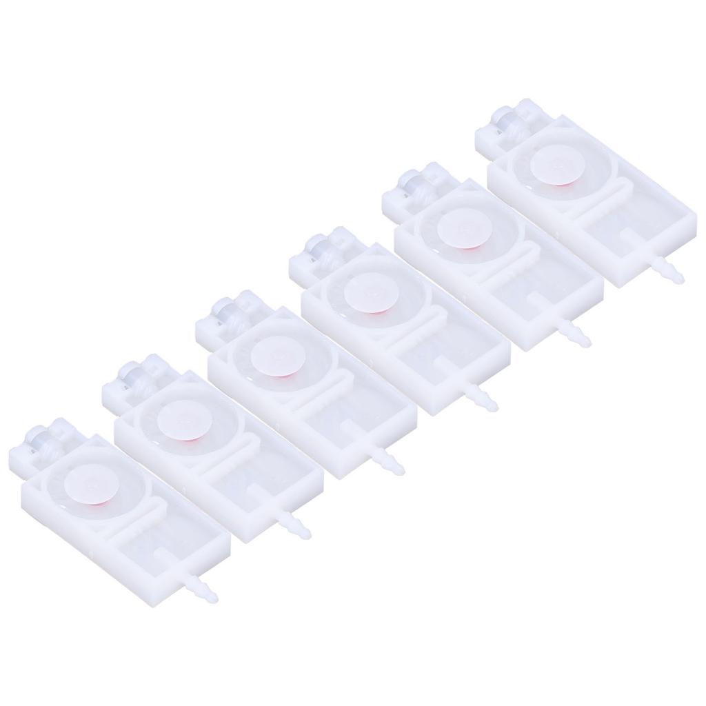 6Pcs Ink Damper Solvent Inkjet Head Rectangular PP Damper Replacement for XP600 Printer