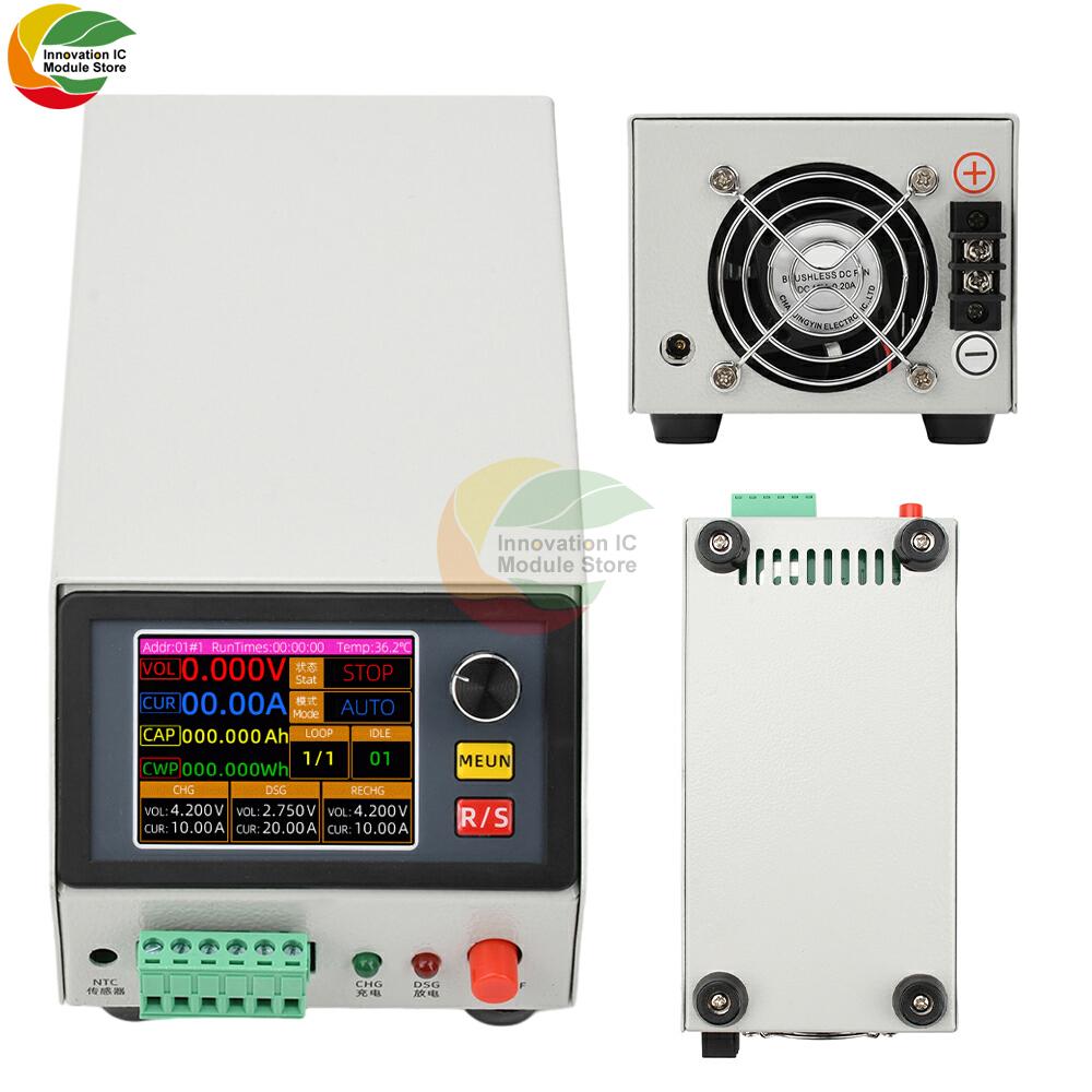 BT150W DC 12V/1A 2.4-inch TFT Color Screen Electronic Load Tester Battery Capacity Switch Charger Tester