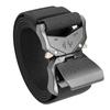 JUKMO Tactical Work Belt with Buckle Size M Waist Length Length Men's Quick-Release (Black, - 75cm-110cm (Total 125cm))