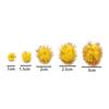 100-Pack Assorted Color Pom Poms, 1-3cm Fluffy Craft Pom Poms for DIY Home Decor and Sewing