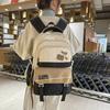 High value contrasting colors and large capacity, junior high school and high school student schoolbag 25 new cute little fragrant wind backpack