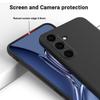 For Samsung Galaxy S25 FE Liquid Silicone Case Phone Back Cover with Hand Strap