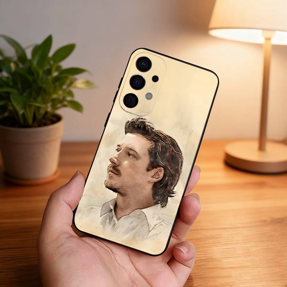 

Singer M-Morgan Wallen Phone Case For Samsung S26,S25,S24,S21,S22,S23,S30,Ultra,S20,Plus,Fe,Lite,5G Black Cover Samsung S21Ultra