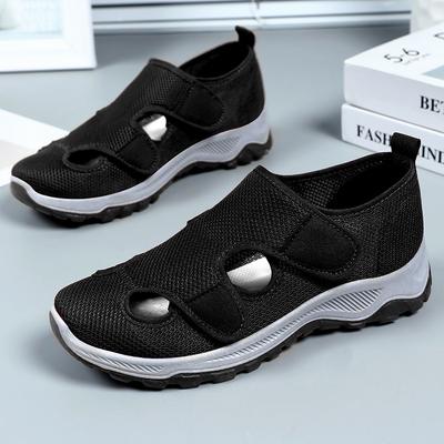 Buty damskie wszechstronne letnie nowe odporne na zużycie oddychające buty dla matki codzienne casualowe buty damskie miękkie podeszwy nie męczą