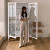 New Arrivals Open Run Women Summer Long Pants Elastic Wide Pants