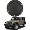 1PCS Gas Tank Cover  Black Fuel Filler Door Cover Gas Tank Cap 2/4 Door For  Jeep Wrangler