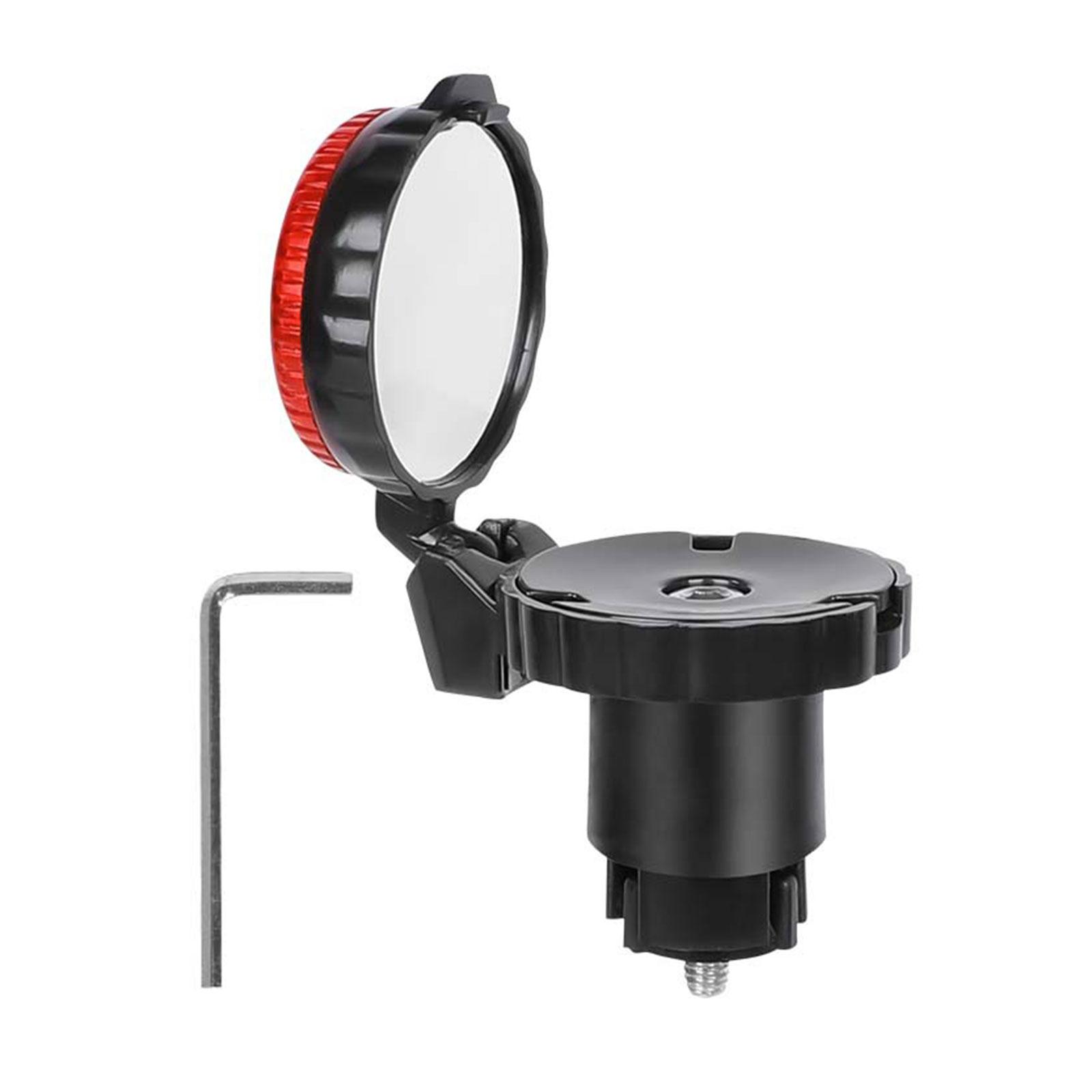 

Bicycles Handlebars Plug Rearview Mirror Bicycles Rear View Convex Mirror Adjustable Handlebars Mirror Cycling Accessory A