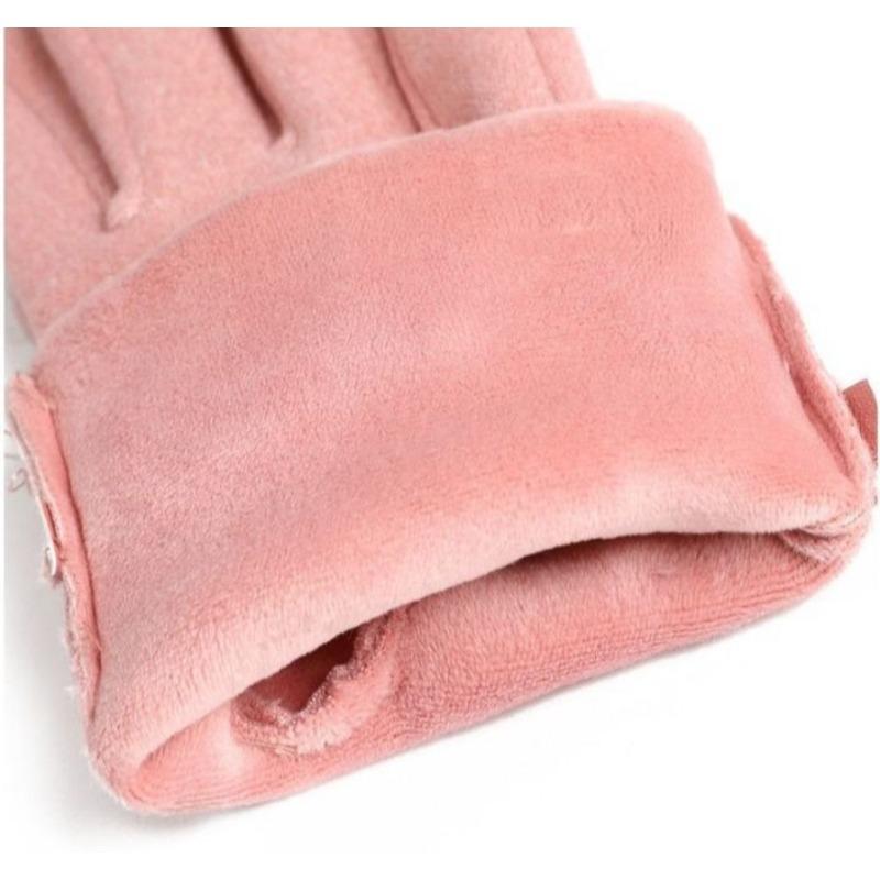 Guanti da Donna Inverno Caldi Antivento Antifreddo Peluche di Coniglio Esterno Equitazione Articoli per la Casa Accessori di Abbigliamento Guanti Femminili