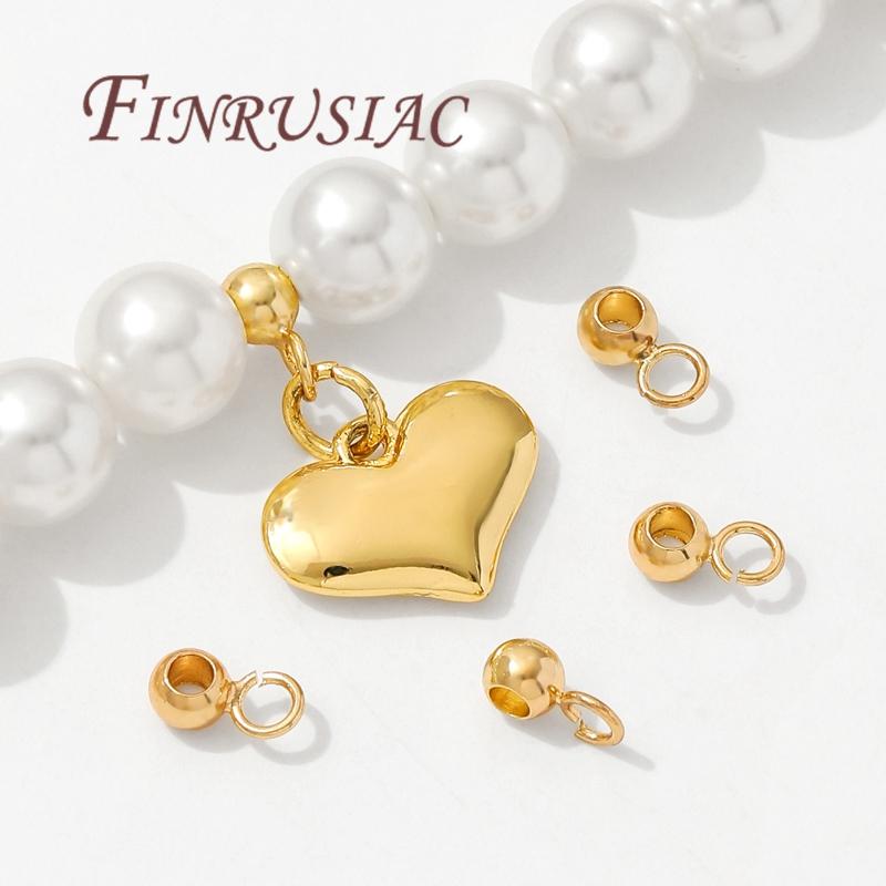 20-40 Pcs KC Gold Plated Bails with Open rings,Bail For Pendants,Jewelry Bails,DIY Bracelets Accessories,Necklace Bail