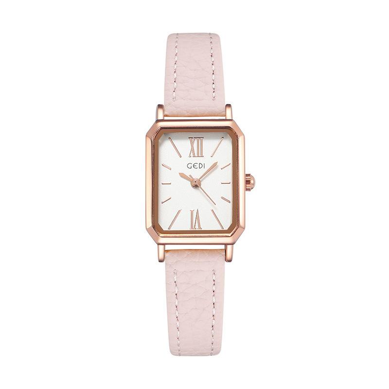 Simple Niche High-End Women'S Watch Student Rectangular Watch Retro Temperament Women'S Quartz Watch